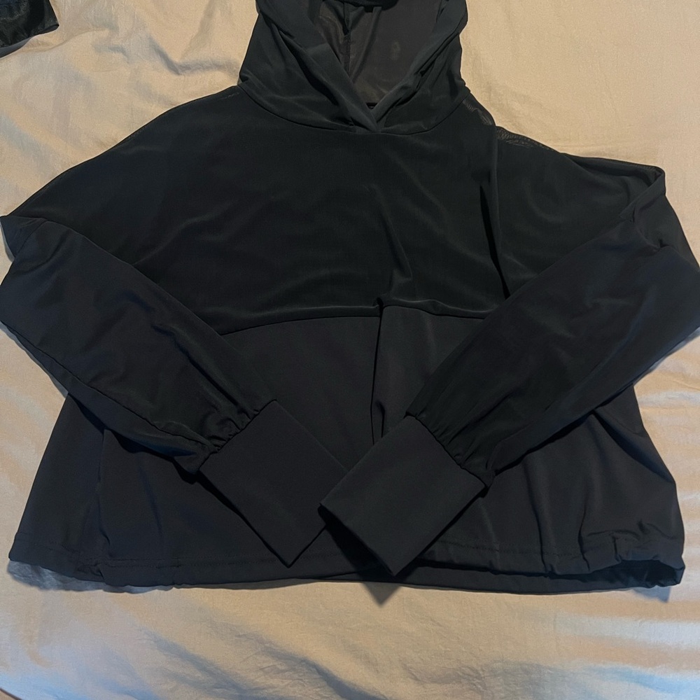 Black BuffBunny Half Mesh Jacket
